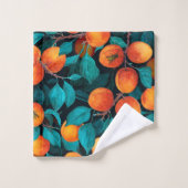 Jardin d'abricot 2 (Gant de toilette)