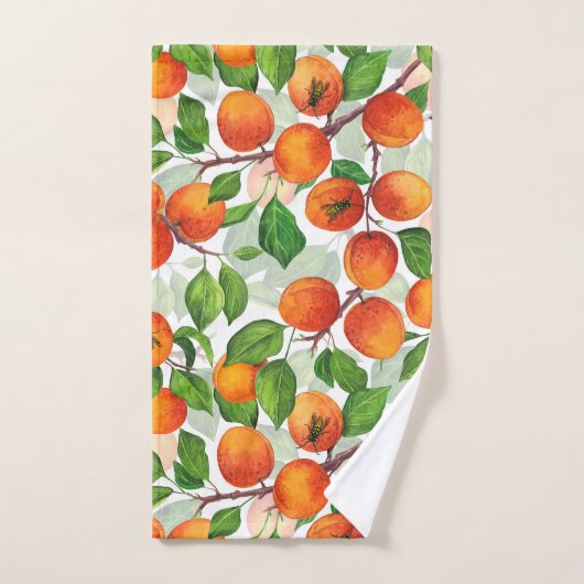 Jardin d'abricot 3 (Serviette à main)