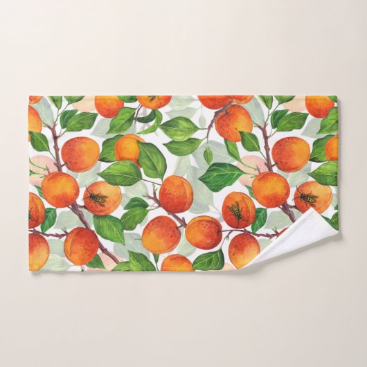 Jardin d'abricot 3 (Serviette à main)