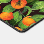 Jardin d'abricot sur vert foncé (Coin)