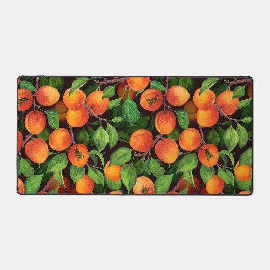 Jardin d'abricot sur vert foncé (Recto)