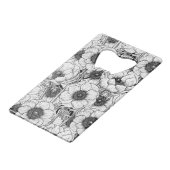 Jardin d'anémones en noir et blanc (Devant Angle)