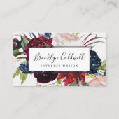 Jardin d'automne | Carte de visite Bourgogne (Devant)