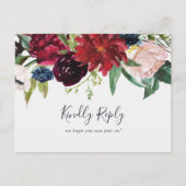 Jardin d'automne | Carte postale RSVP de la Bourgo (Devant)