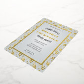 Jardin de baies de Noël | Invitation Foil (Rotation)