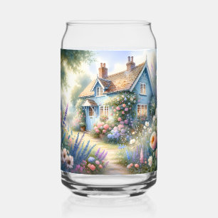 Jardin de campagne bleu de maison florale de cotta