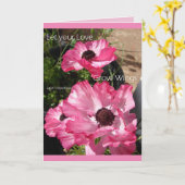 Jardin de campagne Carte florale rose Faites grand (Fleur jaune)