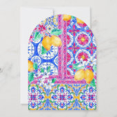 Jardin de citron jaune botanique Invitation de mar (Dos)