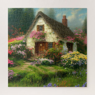 JARDIN DE COTTAGE ANGLAIS JIGSAW PUZZLE