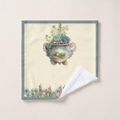 Jardin de désert Succulents Cactus Agave Serviette (Gant de toilette)