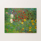 Jardin de ferme de Gustav Klimt avec le puzzle de (Horizontal)