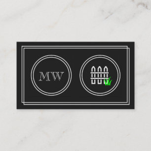 Jardin "de film silencieux" clôturant des cartes