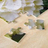 Jardin de fleurs créatif blanc photo puzzle puzzle (Côté)