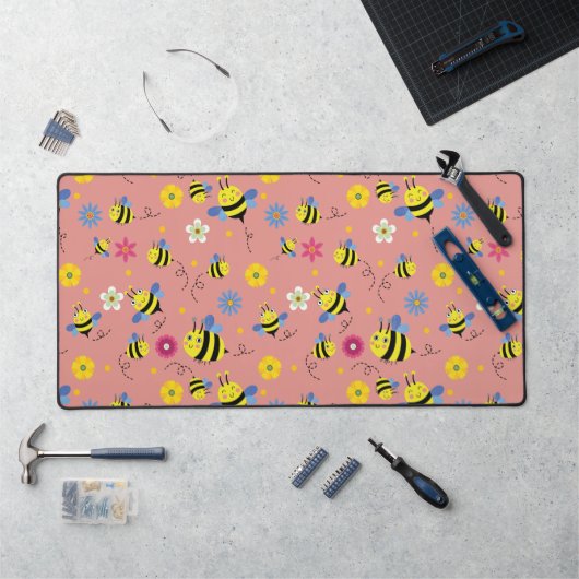 Jardin de fleurs d'abeilles douces (Poste de travail)