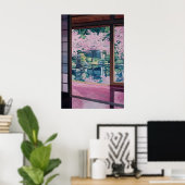 Jardin de fleurs de cerisier Impression d'art Mais (Bureau à domicile)
