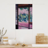 Jardin de fleurs de cerisier Impression d'art Mais (Cuisine)