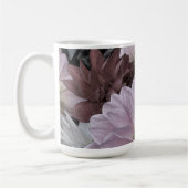 Jardin de fleurs de Dahlia Mug Abstrait floral (Gauche)