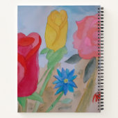 Jardin de fleurs d'été Carnet spirale (Dos)