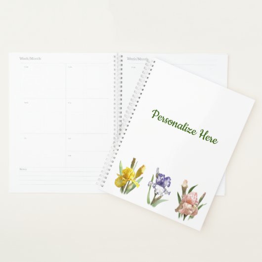 Jardin de fleurs d'iris (Devant avec enveloppe)