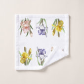 Jardin de fleurs d'iris (Gant de toilette)