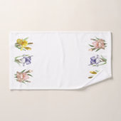 Jardin de fleurs d'iris (Serviette à main)