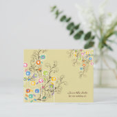 Jardin de Fleurs Groovy Fantaisistes Cartes de Fai (Debout devant)
