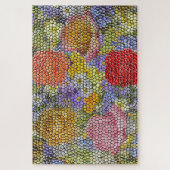 Jardin de fleurs photo Mosaic Jigsaw Puzzle (Vertical)