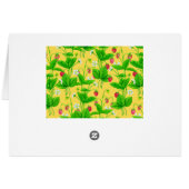 Jardin de fraise sur jaune (Dos Horizontal)