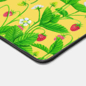 Jardin de fraise sur jaune (Coin)