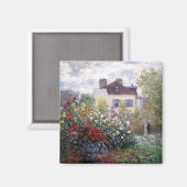 Jardin de Giverny par Claude Monet Fine Art Magnet (Recto/Verso)