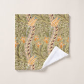 Jardin de jonquilles de William Morris Fleur Class (Gant de toilette)