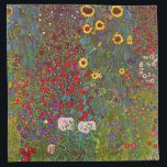 Jardin de la ferme Gustav Klimt avec des serviette<br><div class="desc">Jardin de la ferme Gustav Klimt avec serviettes de tournesol. Peinture à l'huile sur toile de 1905-06. Bien que Klimt soit le plus reconnu pour sa période d'or qui a produit des oeuvres classiques comme The Kiss et Portrait of Adele Bloch Bauer, l'artiste a également produit quelques peintures de paysage...</div>