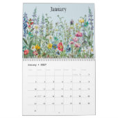 Jardin de la nature 2026 Calendrier du mur (Jan 2027)