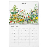 Jardin de la nature 2026 Calendrier du mur (Mar 2026)