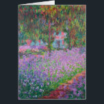 Jardin de l'artiste à Giverny par Claude Monet<br><div class="desc">Artist's Garden at Giverny (1900) de Claude Monet est une peinture naturelle de grand art impressionniste vintage présentant des fleurs dans les jardins Claude Monet de sa maison à Giverny, France. À propos de l'artiste : Claude Monet (1840-1926) est un fondateur du mouvement de peinture impressionniste française, dont la plupart...</div>