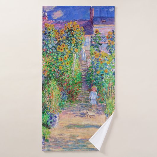 Jardin de l'artiste, Monet (Serviette de bain)