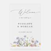 Jardin de mariage de bienvenue de prairie de fleur (Recto)