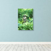 Jardin de méditation Toile étirée brillante Impres (Insitu (Plancher de Bois))