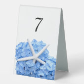 Jardin de mer Tall Tented Numéro de table Signes (Recto)