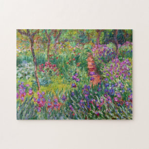 Jardin de Monet Iris à Giverny Puzzle