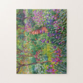 Jardin de Monet Iris à Giverny Puzzle (Vertical)