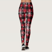 Jardin de Noël et Snowflakes Laddies Leggings (Dos)