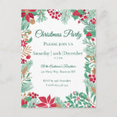 Jardin de Noël | Invitation du parti (Devant)