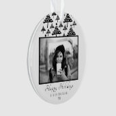 Jardin de Noël noir moderne (devant)