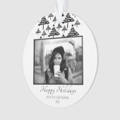 Jardin de Noël noir moderne (devant)