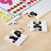 Jardin de nombres fruité puzzle (Côté)