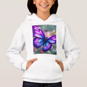 Jardin de papillon violet enchanté