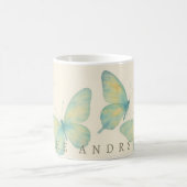 Jardin de papillons romantique – Tasses flottantes (Centre)