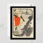 Jardin de Paris Briefkaart (Voorkant / Achterkant)