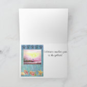 Jardin de phare illustré Carte d'anniversaire pers (Intérieur)